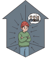 harcelement enfant triste